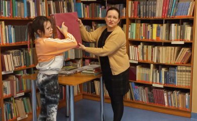 Odwiedziny dzieci z klas II c i II d z Publicznej Szkoły Podstawowej w Myszyńcu